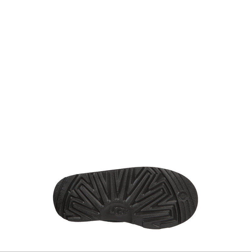 Black sole of a shoe on a white background