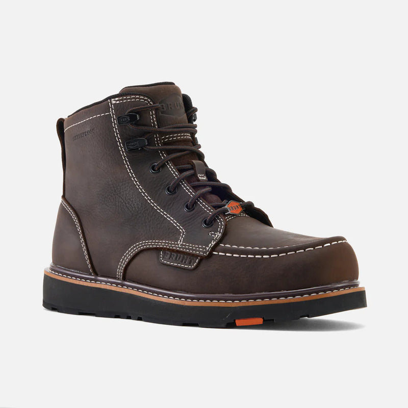 The Marin 6” Waterproof (Soft Toe) Work Boot - Dark Brown