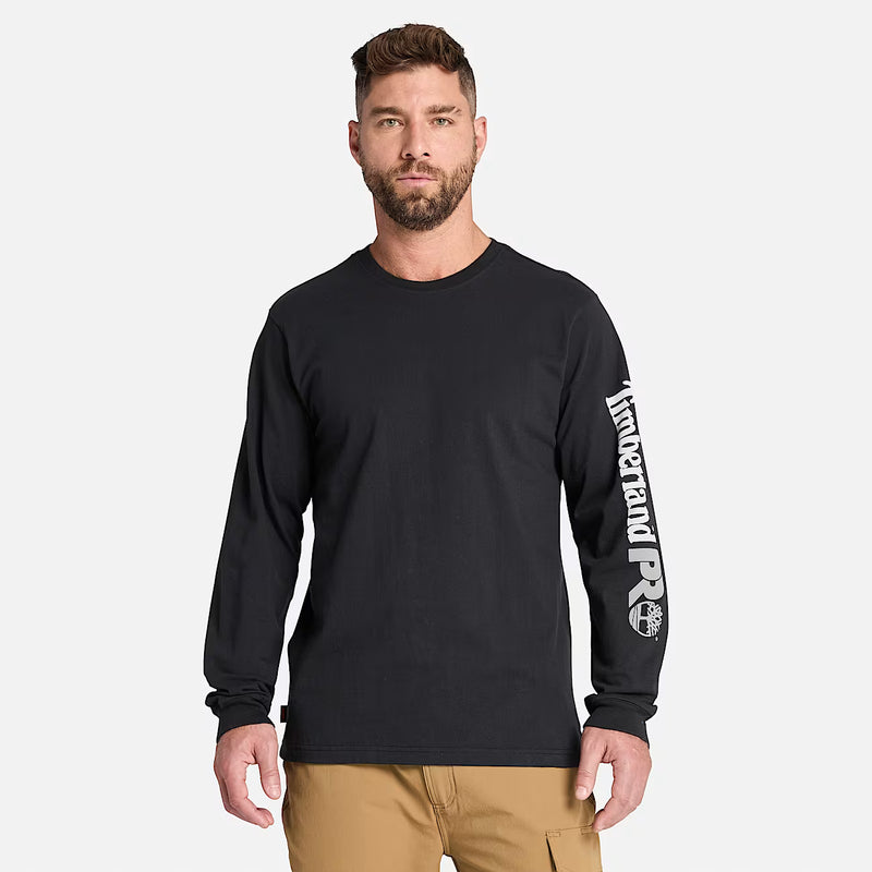 Men's  Core Logo Long Sleeve T-Shirt (TB0A6ESB)