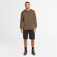 Men's  Core Logo Long Sleeve T-Shirt (TB0A6ESB)