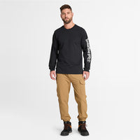 Men's  Core Logo Long Sleeve T-Shirt (TB0A6ESB)