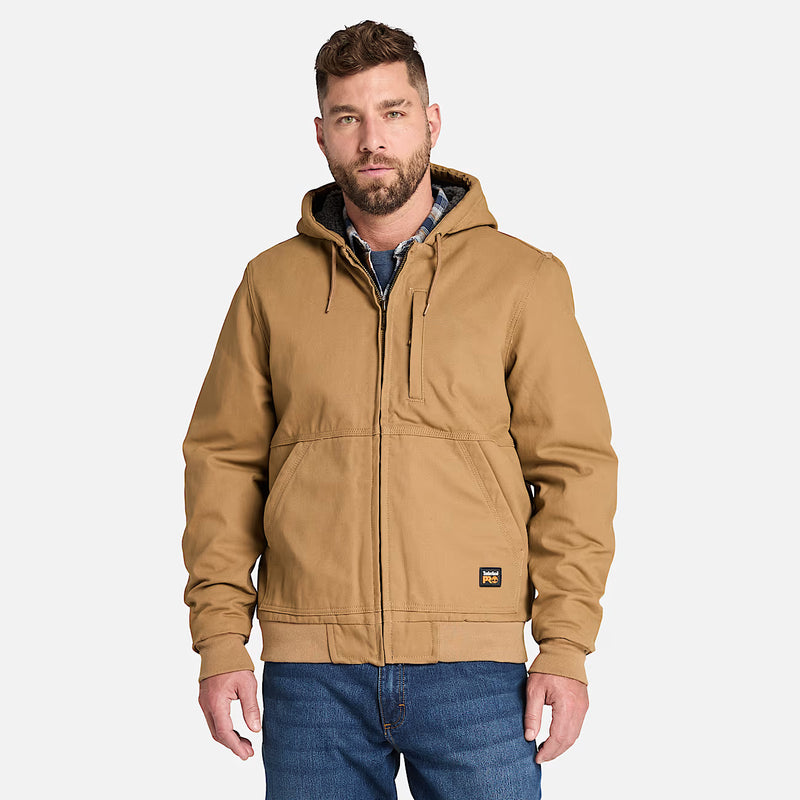 Men's Gritman Fleece-Lined Hooded Canvas Jacket (TB0A1VB4)