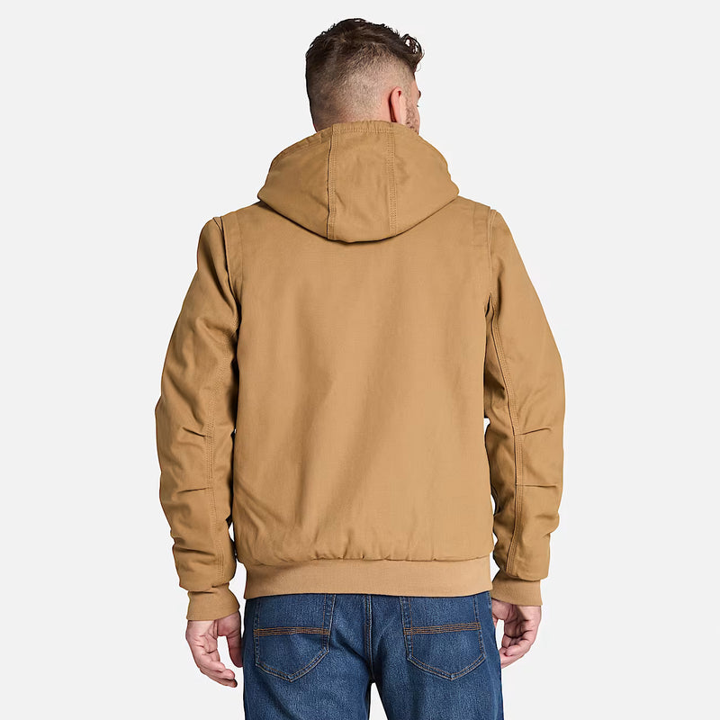Men's Gritman Fleece-Lined Hooded Canvas Jacket (TB0A1VB4)