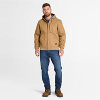 Men's Gritman Fleece-Lined Hooded Canvas Jacket (TB0A1VB4)
