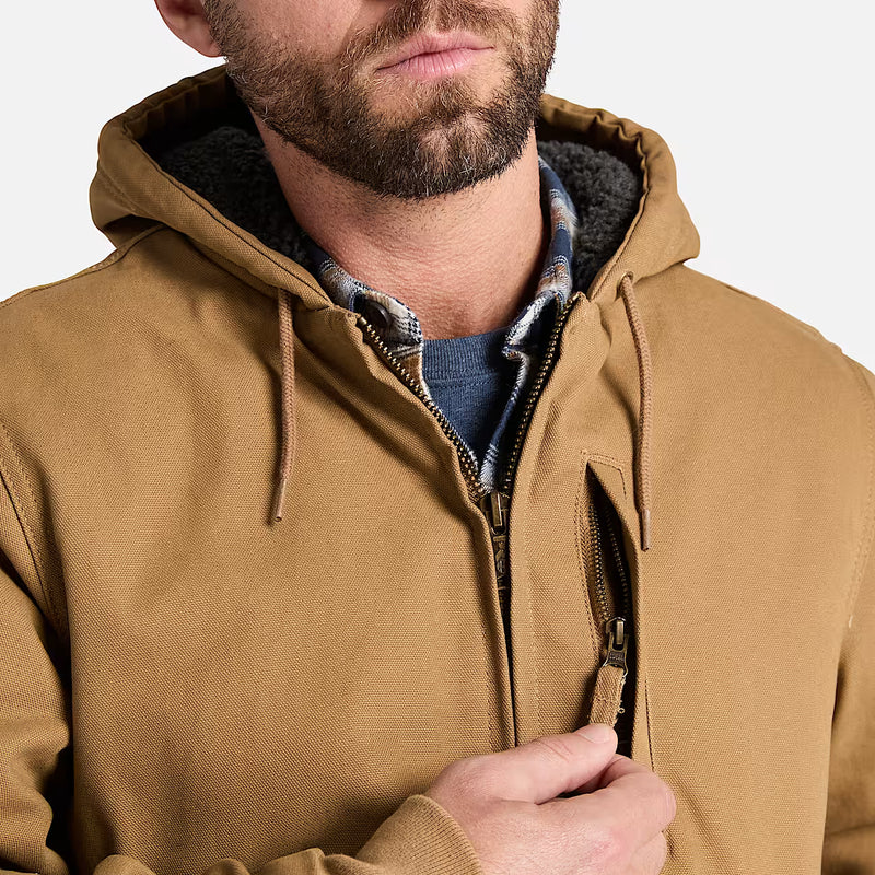 Men's Gritman Fleece-Lined Hooded Canvas Jacket (TB0A1VB4)