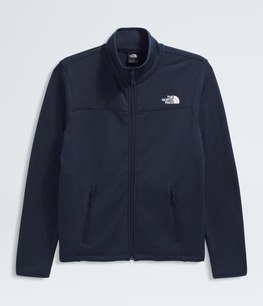 Mens Cedar Trail Grid Fleece Full Zip Jacket (NF0A8AZF)