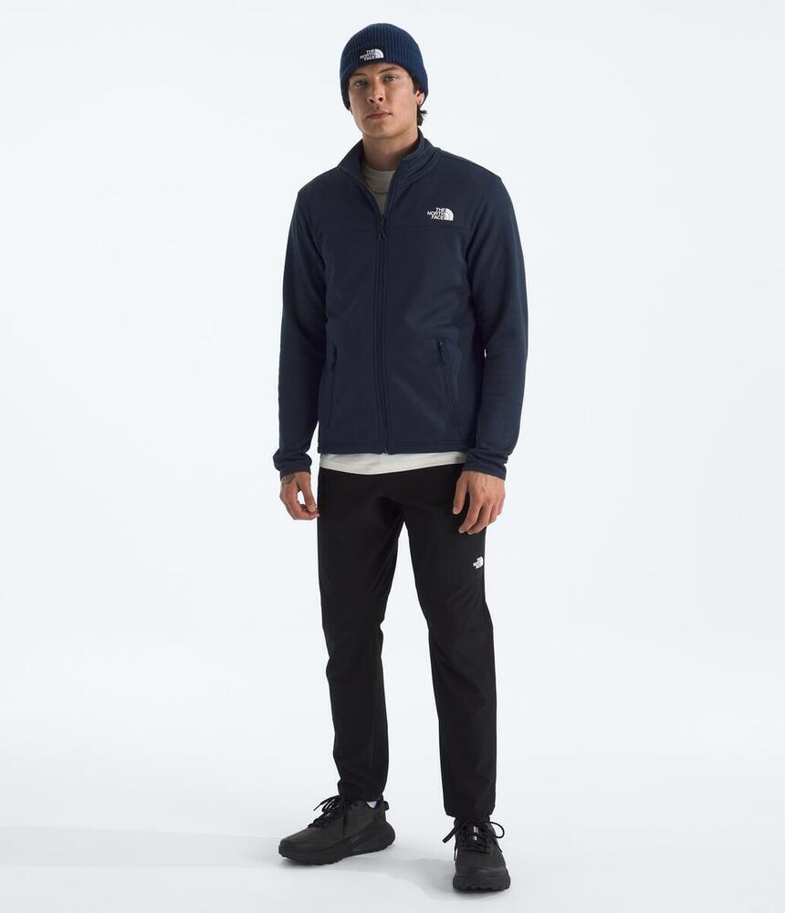 Mens Cedar Trail Grid Fleece Full Zip Jacket (NF0A8AZF)