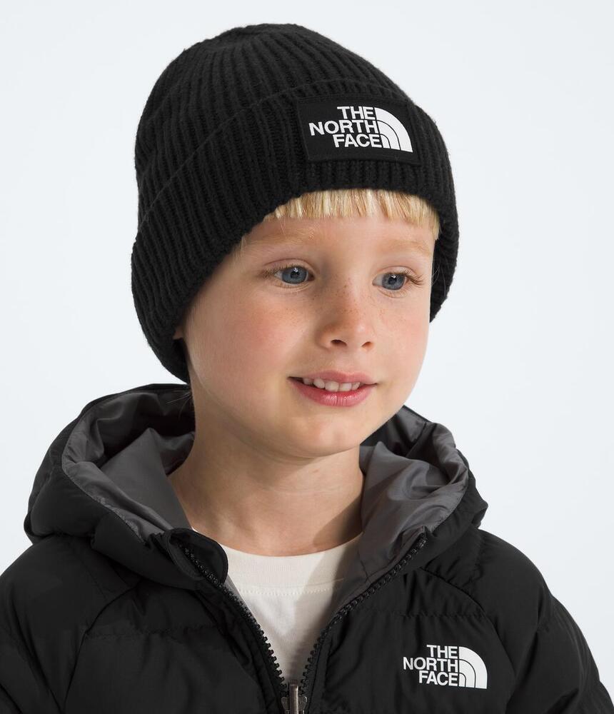 Kids TNF Logo Box Cuffed Beanie