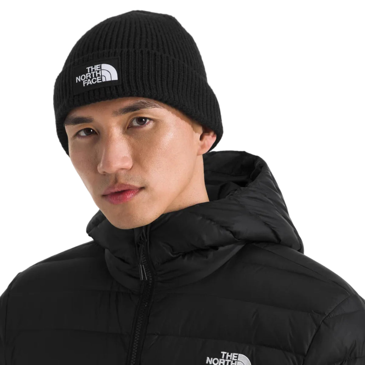 TNF Logo Box Cuffed Beanie
