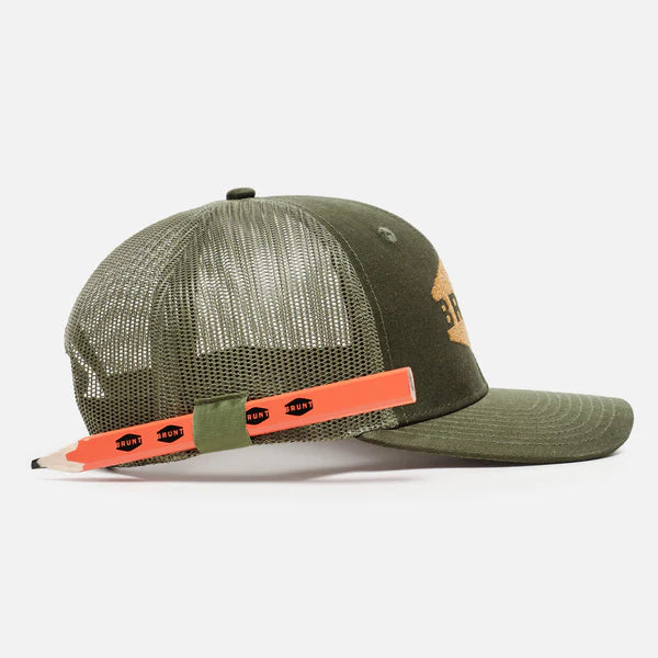 BRUNT Curved Brim Snapback
