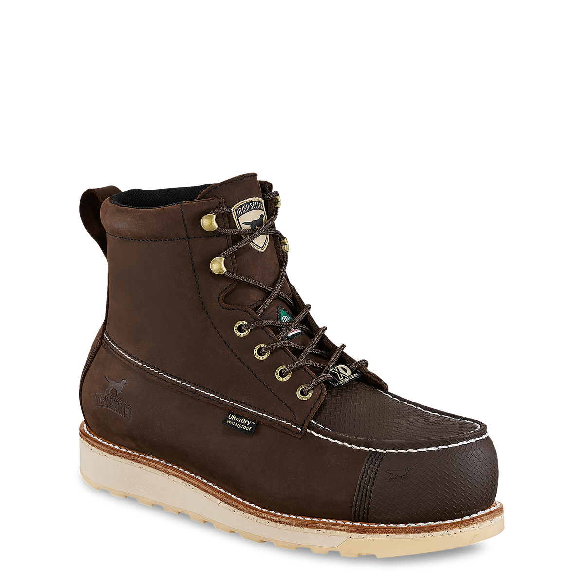 Wingshooter XD 6-Inch Waterproof Safety Toe Work Boot - Dark Brown