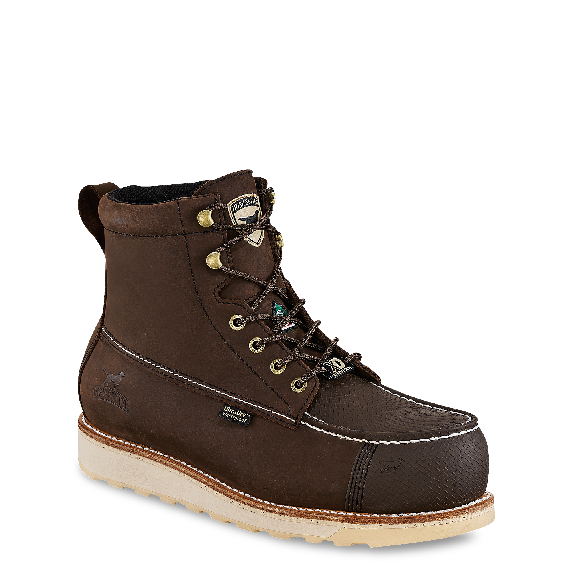 Wingshooter XD 6-Inch Waterproof Safety Toe Work Boot - Dark Brown