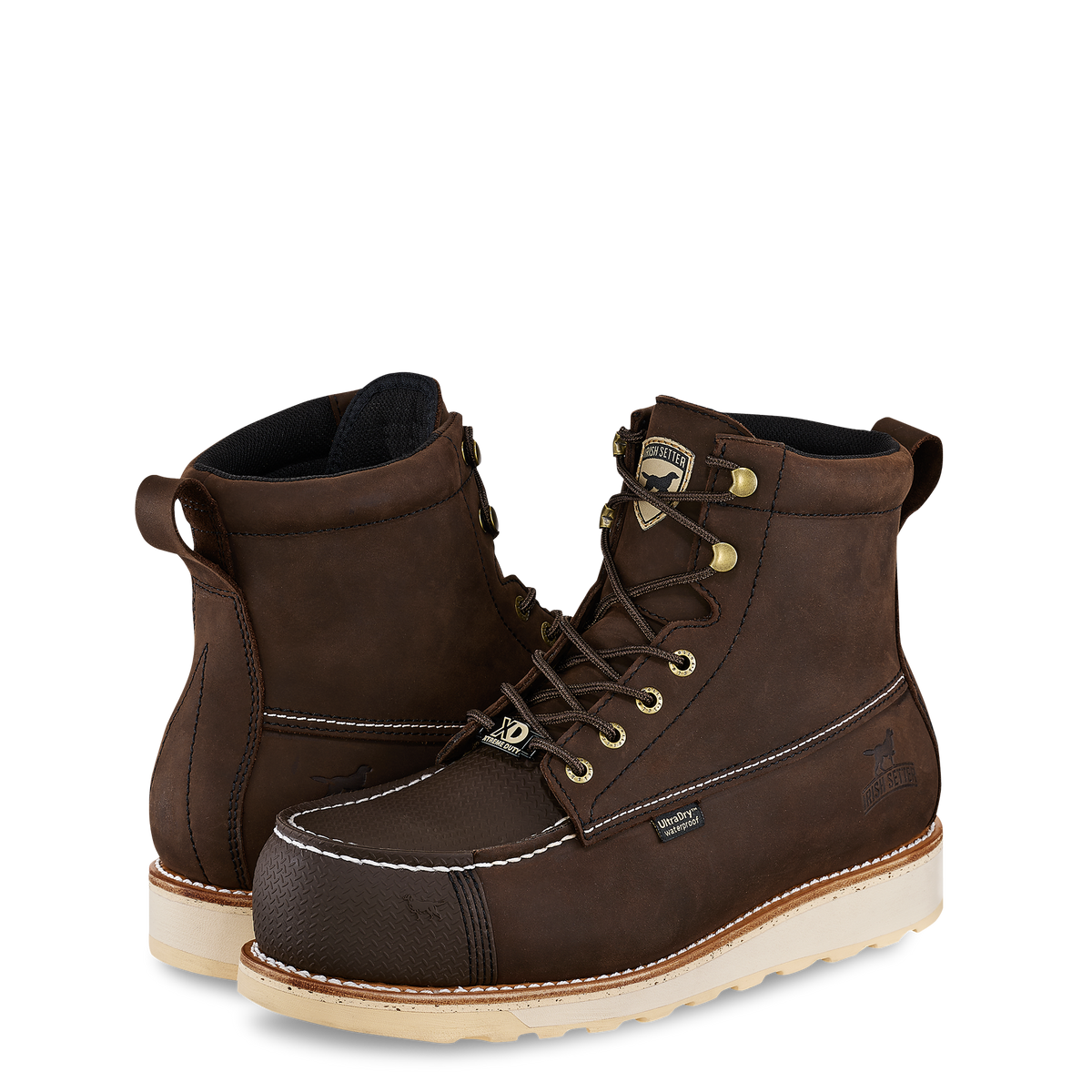 Wingshooter XD 6-Inch Waterproof Safety Toe Work Boot - Dark Brown