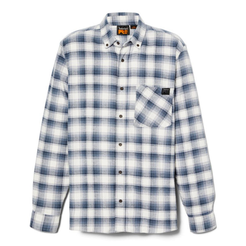 Woodfort Long Sleeve Lightweight Flannel Flex Shirt Vintage Indigo (A64AW-B05)
