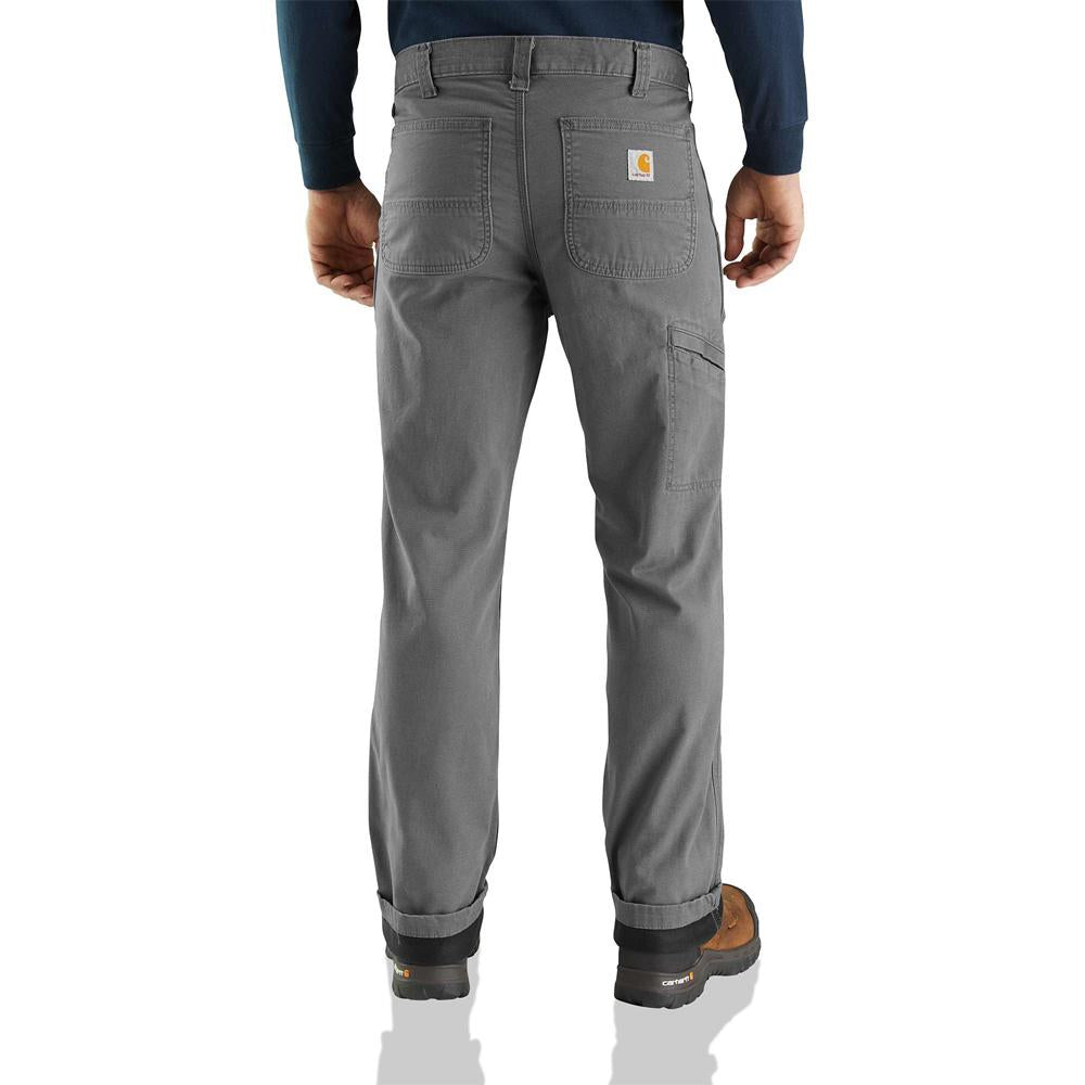 Rugged Flex® Relaxed Fit Canvas Fleece-Lined Utility Work Pant