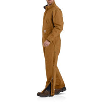 Washed Duck Insulated Coverall Carhartt Brown