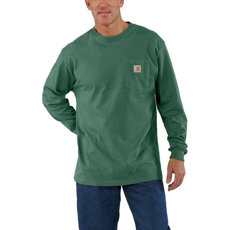 Loose Fit Heavyweight Long-Sleeve Pocket T-Shirt (K126)