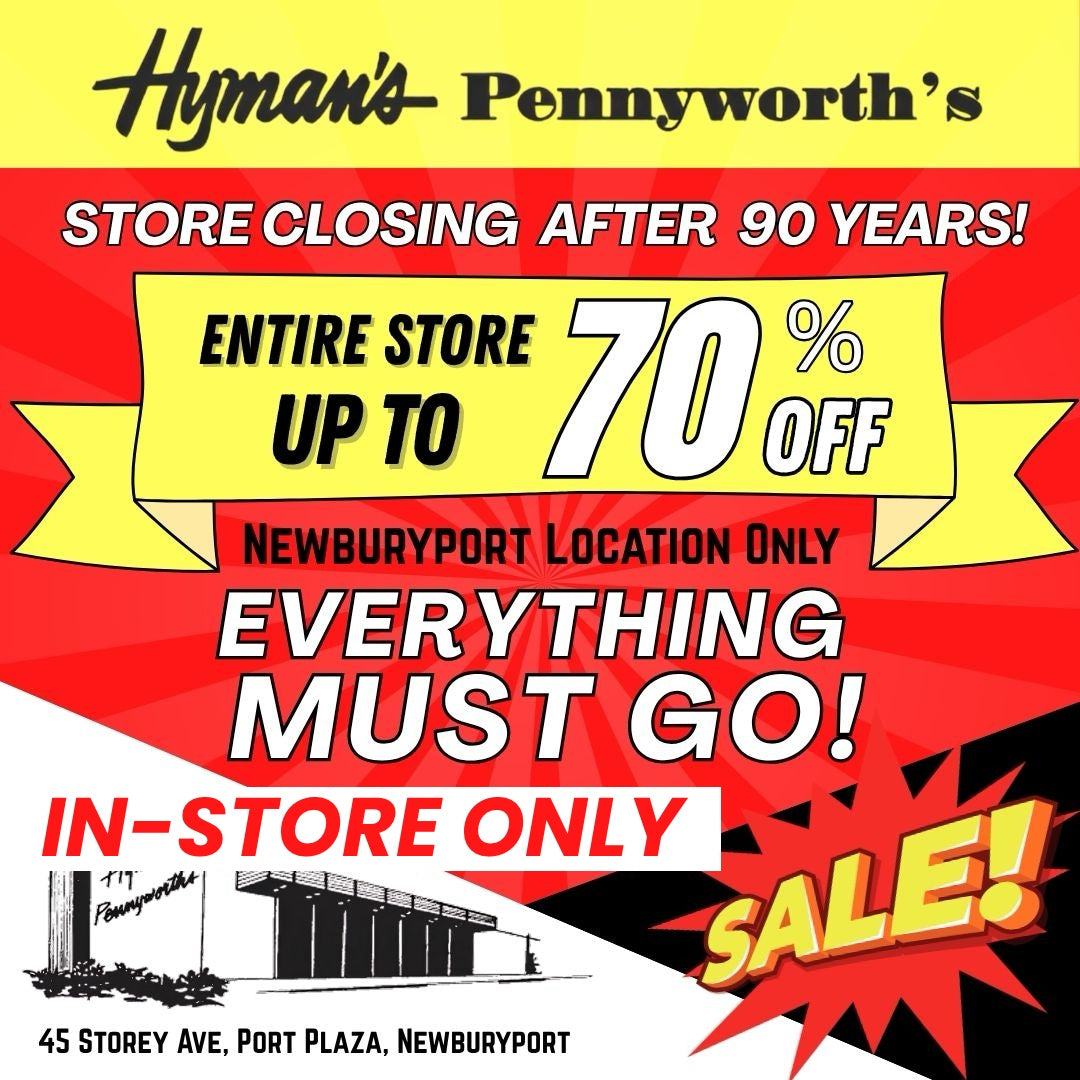 Newburyport store closing - up to 70% off - In store only
